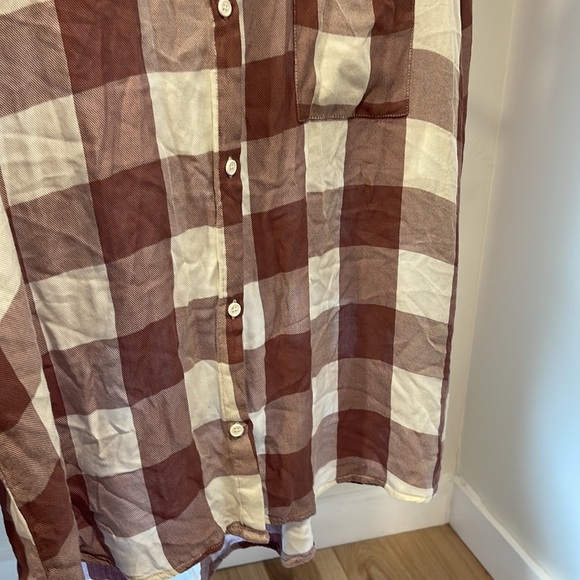 sincerely jules plaid top, size XL - Picture 4 of 5